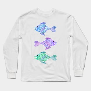 Colorful Fish Long Sleeve T-Shirt